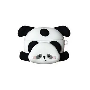 Case Compatible with Airpods Pro/Pro2, Cute Kawaii Panda Design Earbuds Cover, Kids Boys Girls Portable Accessories Soft Silicone Wireless Earphone Shockproof Protector for Gifts Black White Case Compatible with Airpods Pro/Pro2, Cute Kawaii Panda Design Earbuds Cover, Kids Boys Girls Portable Accessories Soft Silicone Wireless Earphone Shockproof Protector for Gifts Black White