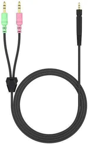 Replacement GSP 600 Cable Audio Cord Compatible with Sennheiser GSP 670, GSP 600, GSP 500, GSP 350, G4ME ONE, G4ME Zero, PC 373D, Game ONE, Game Zero Gaming Headsets, 2m/6.6ft Replacement GSP 600 Cable Audio Cord Compatible with Sennheiser GSP 670, GSP 600, GSP 500, GSP 350, G4ME ONE, G4ME Zero, PC 373D, Game ONE, Game Zero Gaming Headsets, 2m/6.6ft