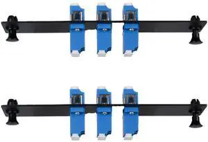 2pc 6 Fibers Cores LC OS2/OS1 Compatible Fiber Patch Panel | with 3 Singlemode Duplex LC Adapters, Low Loss, Compatible for 1.25G/10GB OS1 OS2 Networks 2pc 6 Fibers Cores LC OS2/OS1 Compatible Fiber Patch Panel | with 3 Singlemode Duplex LC Adapters, Low Loss, Compatible for 1.25G/10GB OS1 OS2 Networks