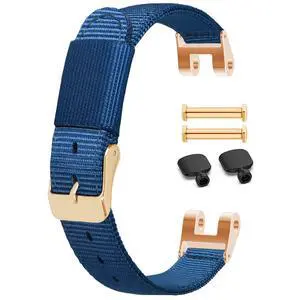 Bands Fit for Garmin Lily Bands Women with 2x Screws and Wrench Removal Tools, 14.2mm Width Soft Nylon Replacement Watch Straps Fit for Garmin LilY Women Smartwatch Bands Fit for Garmin Lily Bands Women with 2x Screws and Wrench Removal Tools, 14.2mm Width Soft Nylon Replacement Watch Straps Fit for Garmin LilY Women Smartwatch
