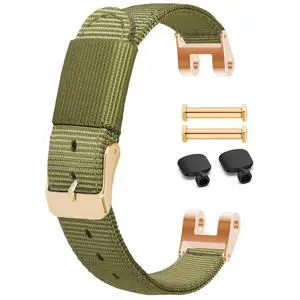 Bands Fit for Garmin Lily Bands Women with 2x Screws and Wrench Removal Tools, 14.2mm Width Soft Nylon Replacement Watch Straps Fit for Garmin LilY Women Smartwatch Bands Fit for Garmin Lily Bands Women with 2x Screws and Wrench Removal Tools, 14.2mm Width Soft Nylon Replacement Watch Straps Fit for Garmin LilY Women Smartwatch