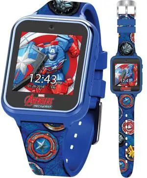 Marvel Avengers Kids Smart Watch - Touchscreen with Mech Strike Heroes, Games, Selfie Camera, Step Tracker, Timer, and Alarm - Fits Wrists 5.5" to 8.0" Marvel Avengers Kids Smart Watch - Touchscreen with Mech Strike Heroes, Games, Selfie Camera, Step Tracker, Timer, and Alarm - Fits Wrists 5.5" to 8.0"
