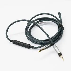 3.5mm to 2.5mm Male Audio Cable Compatible with Audio Technica ATH-M50x(2.5mm Port), ATH-M40x, ATH-M70x, ATH-M60X Headphone, Remote Volume Mic Compatible with Samsung Galaxy Android Phone 3.5mm to 2.5mm Male Audio Cable Compatible with Audio Technica ATH-M50x(2.5mm Port), ATH-M40x, ATH-M70x, ATH-M60X Headphone, Remote Volume Mic Compatible with Samsung Galaxy Android Phone
