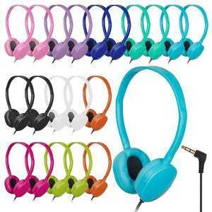 20 Pack Bulk Headphones Multi Color | Classroom School, Wholesale Durable Earphones, For Students Teens Children and Adult 20 Pack Bulk Headphones Multi Color | Classroom School, Wholesale Durable Earphones, For Students Teens Children and Adult
