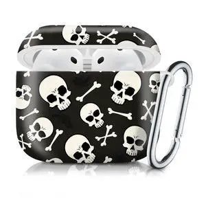 Case Compatible with AirPod 4th Generation 2024,Shockproof Protective Case Cover with Keychain for Women Men,Wireless Accessorie Charging Cases for Airpod 4th - Human Skulls Case Compatible with AirPod 4th Generation 2024,Shockproof Protective Case Cover with Keychain for Women Men,Wireless Accessorie Charging Cases for Airpod 4th - Human Skulls