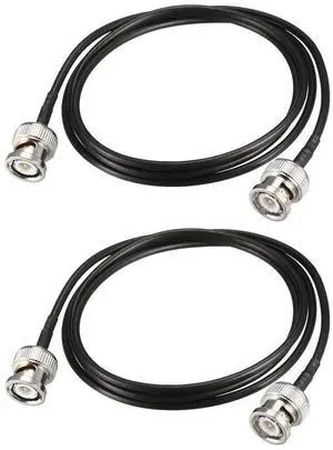 BNC Male to Male Coaxial Jumper Cable 50 ohm 3 feet RG174 for Video Signals,CCTV,DVR,Camera 2pcs BNC Male to Male Coaxial Jumper Cable 50 ohm 3 feet RG174 for Video Signals,CCTV,DVR,Camera 2pcs