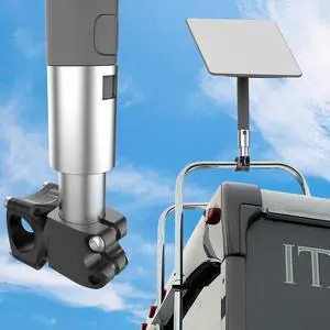 Starlink Gen 2 Mount for RV Ladder and Roof Rack, Starlink Mini RV Ladder Mount,Load-Bearing 200lbs, Installation Range 0.8-1.17 for Any Horizontal Rod (All Aluminum Material) Starlink Gen 2 Mount for RV Ladder and Roof Rack, Starlink Mini RV Ladder Mount,Load-Bearing 200lbs, Installation Range 0.8-1.17 for Any Horizontal Rod (All Aluminum Material)