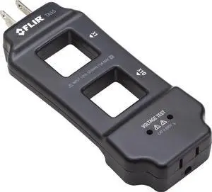 TA55 AC Current Line Splitter, 15A 120V, x1 and x10 Ranges | 2 or 3 wire outlets, x1 and x10 multiplier loops, built-in voltage test inputs, clamp meter accessory TA55 AC Current Line Splitter, 15A 120V, x1 and x10 Ranges | 2 or 3 wire outlets, x1 and x10 multiplier loops, built-in voltage test inputs, clamp meter accessory