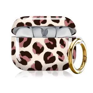 Compatible with AirPod Pro 3 Case, Cute Hard TPU Protective Cover with Keychain, Shockproof Design Case for Women & Girls,Retro Leopard Compatible with AirPod Pro 3 Case, Cute Hard TPU Protective Cover with Keychain, Shockproof Design Case for Women & Girls,Retro Leopard