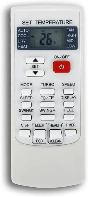 Replacement Remote Control for AUX Air Conditioner YKR-H/002E YKR-H/006E Mini Split for Costway 12000 btu mini Split Replacement Remote Control for AUX Air Conditioner YKR-H/002E YKR-H/006E Mini Split for Costway 12000 btu mini Split