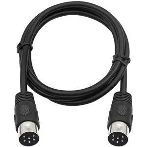 DIN 6 PIN Male Plug Cable, 3.3feet 6 PIN DIN Male to Male AV Adapter Audio Socket for Digital Audio Devices, Black DIN 6 PIN Male Plug Cable, 3.3feet 6 PIN DIN Male to Male AV Adapter Audio Socket for Digital Audio Devices, Black
