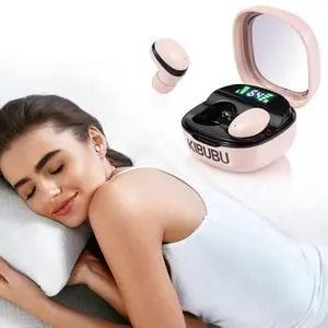 Air 10 Mini Wireless Sleep Earbuds with LED Display & Charging Case 42 dB Noise Cancellation, Ultra-Mini & Invisible Fit,Ultra-Light 2.3 g Each,Side-Sleeper Comfort, 25H Playtime (Skin) Air 10 Mini Wireless Sleep Earbuds with LED Display & Charging Case 42 dB Noise Cancellation, Ultra-Mini & Invisible Fit,Ultra-Light 2.3 g Each,Side-Sleeper Comfort, 25H Playtime (Skin)