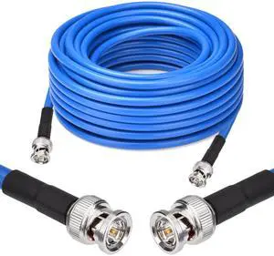 12G SDI Cable 50FT BNC Male to Male Video Coaxial Cable RG6 Coaxial Cable 75 Ohm Ultra Low Loss for 8K 4K 6G-SDI 3G Video Security Camera SDI Converter(Straight1 Pcs) 12G SDI Cable 50FT BNC Male to Male Video Coaxial Cable RG6 Coaxial Cable 75 Ohm Ultra Low Loss for 8K 4K 6G-SDI 3G Video Security Camera SDI Converter(Straight1 Pcs)