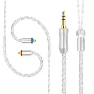 SE846 Cable Compatible with Shure SE215, SE215 Pro, SE315, SE425, SE425 Pro, SE535, SE846, AONIC 3, AONIC 4, AONIC 5, LZ A4 A5 UE900 Pro Earbuds Earphone, MMCX Replacement Headphone Cable, 4ft SE846 Cable Compatible with Shure SE215, SE215 Pro, SE315, SE425, SE425 Pro, SE535, SE846, AONIC 3, AONIC 4, AONIC 5, LZ A4 A5 UE900 Pro Earbuds Earphone, MMCX Replacement Headphone Cable, 4ft