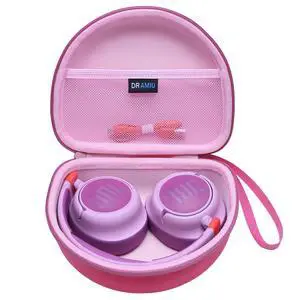 Hard Case for JBL Junior 470NC/320/320BTJR 460NC Kids Headphone Rose Pink | for iClever BTH12 HS19 BTH20 BTH22 BTH26/Candy Bila/Acer/JBL/MIDOLA/JoySpark/JLab/ADOOPE/eKids/EarFun Headphone (Case Only) Hard Case for JBL Junior 470NC/320/320BTJR 460NC Kids Headphone Rose Pink | for iClever BTH12 HS19 BTH20 BTH22 BTH26/Candy Bila/Acer/JBL/MIDOLA/JoySpark/JLab/ADOOPE/eKids/EarFun Headphone (Case Only)