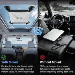 Starlink Mini Mount Suction Cup Car Holder | Starlink Mini Mount Rattleproof Suction Cup Car Holder for Sunroof & Window, Quick-Release Strong Vacuum Base Starlink Mini Mount Suction Cup Car Holder | Starlink Mini Mount Rattleproof Suction Cup Car Holder for Sunroof & Window, Quick-Release Strong Vacuum Base