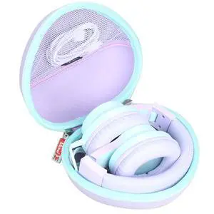 Kids Headphones Case Compatible with Candy Bila BH03/ iClever BTH12 / HS19 / BTH26 / JoySpark-T5 Kids Headphones, Case Only (Purple) Kids Headphones Case Compatible with Candy Bila BH03/ iClever BTH12 / HS19 / BTH26 / JoySpark-T5 Kids Headphones, Case Only (Purple)