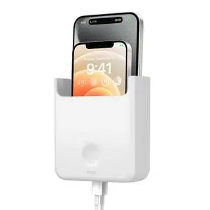 Phone Holder Mount, Compatible with All Smartphone Models, Adjustable, White | (White) Phone Holder Mount, Compatible with All Smartphone Models, Adjustable, White | (White)