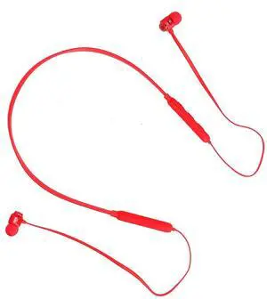 Neckband 5. Headset with Noise Cancellation for Sport and Exercise, Battery Life, Earbuds in Red (Red) Neckband 5. Headset with Noise Cancellation for Sport and Exercise, Battery Life, Earbuds in Red (Red)