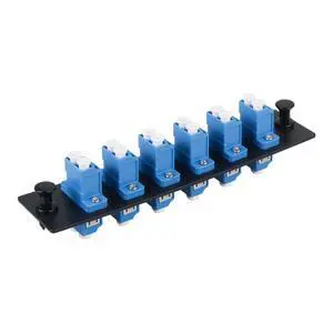 1pc 12 Fibers Cores LC OS2/OS1 Compatible Fiber Patch Panel | with 6 Singlemode Duplex LC Adapters, Low Loss, Compatible for 1.25G/10GB OS1 OS2 Networks 1pc 12 Fibers Cores LC OS2/OS1 Compatible Fiber Patch Panel | with 6 Singlemode Duplex LC Adapters, Low Loss, Compatible for 1.25G/10GB OS1 OS2 Networks