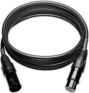 4-Pin XLR Male to Female Balanced Extension Cable, 6 ft, 1 Cable 4-Pin XLR Male to Female Balanced Extension Cable, 6 ft, 1 Cable