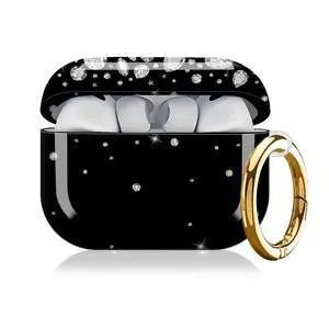 Compatible with AirPod Pro 3rd Generation Case 2025,Fashion Protective Cover with Keychain, Anti-Scratch, Drop Protection,Shockproof Cover for AirPod Pro 3 Women(Shiny Diamond) Compatible with AirPod Pro 3rd Generation Case 2025,Fashion Protective Cover with Keychain, Anti-Scratch, Drop Protection,Shockproof Cover for AirPod Pro 3 Women(Shiny Diamond)