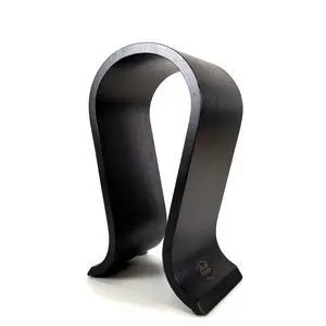 Omega Wood Headphone Stand, Black | Real Wood, Non-Slip Feet, Arched Support, Desk Display Omega Wood Headphone Stand, Black | Real Wood, Non-Slip Feet, Arched Support, Desk Display