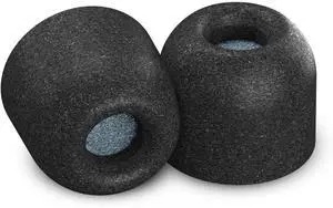Sport Pro Memory Foam Replacement IEM Ear Tips, Black, Large | 3 Pairs, for Jaybird, BlueBuds, Freedom & More, Superior Noise Isolation, Ultimate Comfort, Secure Fit Sport Pro Memory Foam Replacement IEM Ear Tips, Black, Large | 3 Pairs, for Jaybird, BlueBuds, Freedom & More, Superior Noise Isolation, Ultimate Comfort, Secure Fit