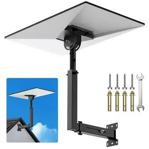 Starlink Mount for Standard 4/4X/Gen 3, Adjustable Starlink Wall Mount | Heavy-Duty Manganese Steel Starlink V4 Mount, 360° Rotation & Telescoping Arm, Rustproof, Supports 60LBS+, Easy Install Starlink Mount for Standard 4/4X/Gen 3, Adjustable Starlink Wall Mount | Heavy-Duty Manganese Steel Starlink V4 Mount, 360° Rotation & Telescoping Arm, Rustproof, Supports 60LBS+, Easy Install