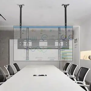 Ceiling tv Mount for 55-86 inch Flat Screen Displays, Height Adjustable,Tilt Ceiling Mount TV Bracket, Hanging tv Mount Holds up to 154lbs, Max VESA 900x600mm (Single Screen) Ceiling tv Mount for 55-86 inch Flat Screen Displays, Height Adjustable,Tilt Ceiling Mount TV Bracket, Hanging tv Mount Holds up to 154lbs, Max VESA 900x600mm (Single Screen)