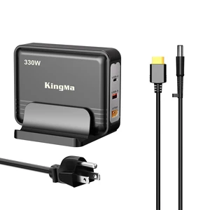 KingMa GaN Laptop Charger, 3-Port Portable Charger Fast USB Charging Station for Multiple Devices for Gaming and Engineering Laptops for HP EliteBook 8740W/8560W KingMa GaN Laptop Charger, 3-Port Portable Charger Fast USB Charging Station for Multiple Devices for Gaming and Engineering Laptops for HP EliteBook 8740W/8560W