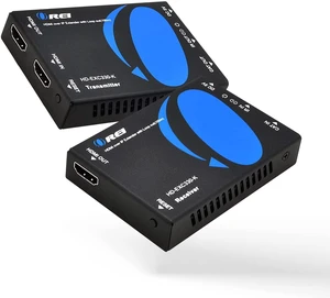 HDMI IR Extender 330ft- 1080p, Loop Out, One-Way IR, HDCP 1.4, Over IP HDMI Extender 4K, HDMI Extender Splitter EZCast protocol, 6.75Gbps bandwidth, 1G L2 switch, PCM audio up to 192kHz HDMI IR Extender 330ft- 1080p, Loop Out, One-Way IR, HDCP 1.4, Over IP HDMI Extender 4K, HDMI Extender Splitter EZCast protocol, 6.75Gbps bandwidth, 1G L2 switch, PCM audio up to 192kHz