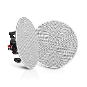 Pair 5.25 Flush Mount In-wall In-ceiling 2-Way Speaker System Spring Loaded Quick Connections Changeable Round/Square Grill Stereo Sound Polyprone Cone Polymer Tweeter 150 Watts (PDIC1656) Pair 5.25 Flush Mount In-wall In-ceiling 2-Way Speaker System Spring Loaded Quick Connections Changeable Round/Square Grill Stereo Sound Polyprone Cone Polymer Tweeter 150 Watts (PDIC1656)
