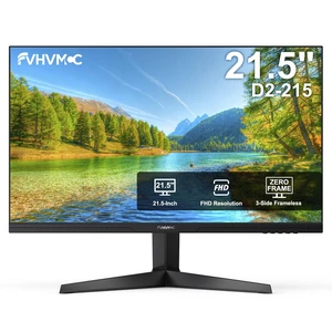 21.5in FHD 1920x1080 Professional Office Monitor Frameless 1080P Monitor, 3.8ms, 60Hz,178° Wide Viewing Angle, VGA, HDMI, DC, VESA Mountable, Tilt Adjust 21.5in FHD 1920x1080 Professional Office Monitor Frameless 1080P Monitor, 3.8ms, 60Hz,178° Wide Viewing Angle, VGA, HDMI, DC, VESA Mountable, Tilt Adjust