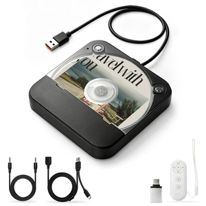 Portable CD Player for Car, External Car CD Player with USB/AUX Port Plug & Play CD Player for Car, Anti-Skip, Shockproof, USB & AUX Compatible, Works with Car Stereo/Laptop/Desktop/TV Portable CD Player for Car, External Car CD Player with USB/AUX Port Plug & Play CD Player for Car, Anti-Skip, Shockproof, USB & AUX Compatible, Works with Car Stereo/Laptop/Desktop/TV