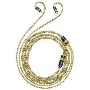 6N Silver-Plated OFC with Metal Shielding Layer IEM Cable, in-Ear Monitor Earphone Upgrade Cable for Sennheiser IE200 IE300 IE600 IE900 (4.4mm Plug) 6N Silver-Plated OFC with Metal Shielding Layer IEM Cable, in-Ear Monitor Earphone Upgrade Cable for Sennheiser IE200 IE300 IE600 IE900 (4.4mm Plug)