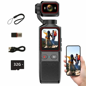 2K HD Pocket Vlogging POV Camera, 32GB,180° Rotatable Lens,WiFi Control,Timelapse,150° Wide Angle,for Outdoor Cycling Travel Vlog Selfies Sports Daily 2K HD Pocket Vlogging POV Camera, 32GB,180° Rotatable Lens,WiFi Control,Timelapse,150° Wide Angle,for Outdoor Cycling Travel Vlog Selfies Sports Daily