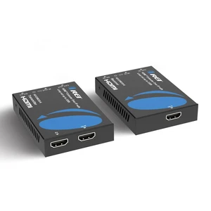 HDMI Over Ethernet Extender Over CAT6 330ft, Loop Out, Over IP, EZCast HDMI Over CAT6 HDMI 1.4, HDCP 1.4, 6.75Gbps, 1920x1200@60Hz, PCM 2.0, One-to-Many via 1G Switch, 1-Way IR, ESD Protection HDMI Over Ethernet Extender Over CAT6 330ft, Loop Out, Over IP, EZCast HDMI Over CAT6 HDMI 1.4, HDCP 1.4, 6.75Gbps, 1920x1200@60Hz, PCM 2.0, One-to-Many via 1G Switch, 1-Way IR, ESD Protection