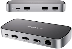 3 HDMI Triple USB C Docking Station Dual 4K Display for MacBook M1-M5 & Win Laptop Docking Station Universal USB C Dock with Power Adapter, PD, 10Gbps USBC/A Data,2 USB-A 2.0, Ethernet 3 HDMI Triple USB C Docking Station Dual 4K Display for MacBook M1-M5 & Win Laptop Docking Station Universal USB C Dock with Power Adapter, PD, 10Gbps USBC/A Data,2 USB-A 2.0, Ethernet