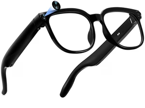 AI Smart Glasses with Camera, Real-Time Translation&Recording, AI Assistant, Open-Ear Bluetooth Audio, Photo Capture, Smart Eyewear for Travel Business & Daily Use B1736 (Transparent Lens) AI Smart Glasses with Camera, Real-Time Translation&Recording, AI Assistant, Open-Ear Bluetooth Audio, Photo Capture, Smart Eyewear for Travel Business & Daily Use B1736 (Transparent Lens)