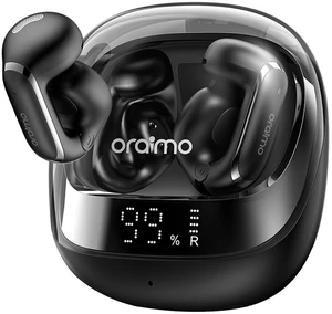 Open Ear Earbuds with AI ENC Clear Calls & Adaptive Volume Black Clip-On Wireless Earbuds, Bluetooth 6.0, Dual Device Connection, 12mm Bass Sound, Battery Display, 26H Playtime Open Ear Earbuds with AI ENC Clear Calls & Adaptive Volume Black Clip-On Wireless Earbuds, Bluetooth 6.0, Dual Device Connection, 12mm Bass Sound, Battery Display, 26H Playtime