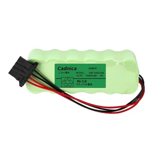 12N-1600SCB 1600mAh PLC Battery for OKUMA OSP-P200M System, Ni-Cd Battery Rechargeable 12N-1600SCB 1600mAh PLC Battery for OKUMA OSP-P200M System, Ni-Cd Battery Rechargeable