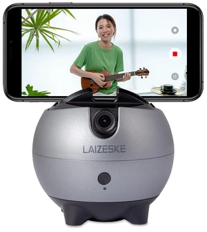 LA8 360 Rotation Auto Tracking Handsfree Face Body Motion Phone Mount No App Required, for Facebook YouTube TikTok Live Vlog Streaming Video LA8 360 Rotation Auto Tracking Handsfree Face Body Motion Phone Mount No App Required, for Facebook YouTube TikTok Live Vlog Streaming Video