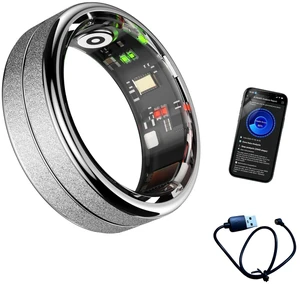 Smart Ring for Women, Fitness Tracker with Health Monitoring, IP68 Waterproof Activity Tracker for Daily Life (Silver, 10#) Smart Ring for Women, Fitness Tracker with Health Monitoring, IP68 Waterproof Activity Tracker for Daily Life (Silver, 10#)