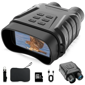 4K Night Vision Goggles, 8X Digital Zoom High Powered Binoculars for Adults Night Vision Binoculars with Camera, 3" Screen, IR Light, Viewing up to 1312 FT in Darkness, 32GB Card for Hunting 4K Night Vision Goggles, 8X Digital Zoom High Powered Binoculars for Adults Night Vision Binoculars with Camera, 3" Screen, IR Light, Viewing up to 1312 FT in Darkness, 32GB Card for Hunting