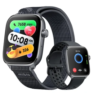 Fit Smart Watch for Men/Women with GPS and AI Voice Assistant, Black Lightweight, 1.75" AMOLED, 8-Day Battery, Bluetooth Call, Heart Rate and Sleep Fitness Tracker, Suitable for Android & iPhone Fit Smart Watch for Men/Women with GPS and AI Voice Assistant, Black Lightweight, 1.75" AMOLED, 8-Day Battery, Bluetooth Call, Heart Rate and Sleep Fitness Tracker, Suitable for Android & iPhone