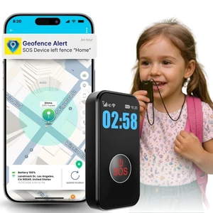 Kids GPS Tracker with Real Time Location, GEO Fence Safe Zone Notifications, SOS Button & 2-Way Calling, Child Safety, Kids Tracker, Classroom Mode, Compact & Discreet Design Kids GPS Tracker with Real Time Location, GEO Fence Safe Zone Notifications, SOS Button & 2-Way Calling, Child Safety, Kids Tracker, Classroom Mode, Compact & Discreet Design