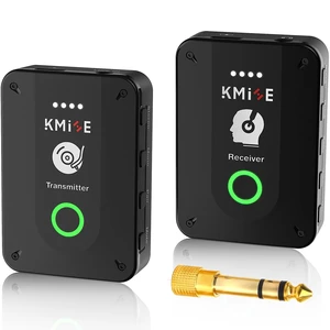 Wireless in-Ear Monitor System, Pro 2.4G Stereo/Mono Wireless IEM System with Transmitter and Receiver Automatic Pairing, for Studio, Band Rehearsal, Live Performance Wireless in-Ear Monitor System, Pro 2.4G Stereo/Mono Wireless IEM System with Transmitter and Receiver Automatic Pairing, for Studio, Band Rehearsal, Live Performance