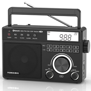 Portable AM FM SW Radio, ATS Auto Scan, Numeric Keys, MP3 Player Recording, MP3/WMA Playback via USB or microSD Card, Clock & Alarm, Sleep Timer, Backlit LCD Display, Battery or AC Power Portable AM FM SW Radio, ATS Auto Scan, Numeric Keys, MP3 Player Recording, MP3/WMA Playback via USB or microSD Card, Clock & Alarm, Sleep Timer, Backlit LCD Display, Battery or AC Power