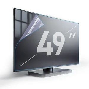 Anti Glare Film for TV 49 inch, Anti Blue Light Screen Frosted Film, Matte Surface,49 in Glare TV Screen Protector Not Compatible with Extra-wide Curved Screens Anti Glare Film for TV 49 inch, Anti Blue Light Screen Frosted Film, Matte Surface,49 in Glare TV Screen Protector Not Compatible with Extra-wide Curved Screens